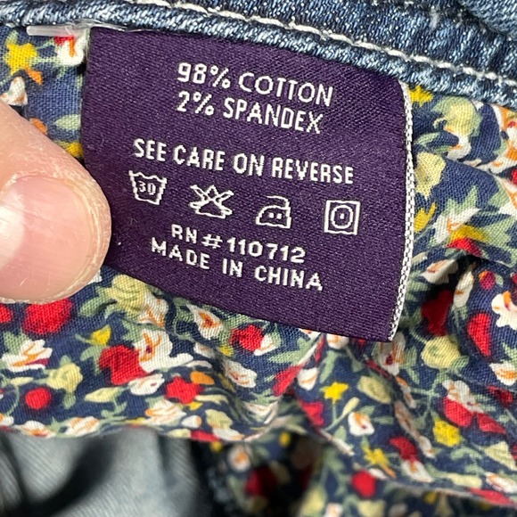 Vigoss Fit Bootcut Blue Medium Wash Whiskered Denim Jeans Womens Size 5/6 - Picture 7 of 12